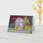 ある「大人」の子供から別の誕生日カードへ カード (黄色い花)