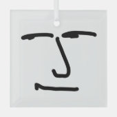 あれがあんなにガラスオーナメント ガラスオーナメント (正面)