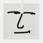 あれがあんなにガラスオーナメント ガラスオーナメント (裏面)