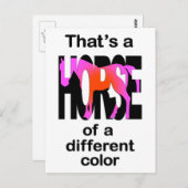 あれがカラー違うプリント ポストカード (正面/裏面)