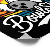 あれがボウルボーリングおもしろいボウリングをする人、 クリケットの投手ボウリングボール ポスター (角)