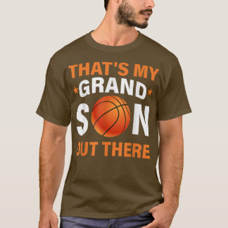 あれが私の孫が外のバスケットボールグランド Tシャツ
