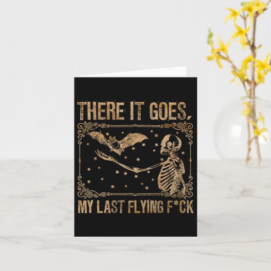 あれが行く カード (黄色い花)