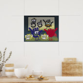 あれだ！ASL教室ポスター。 ポスター (キッチン)