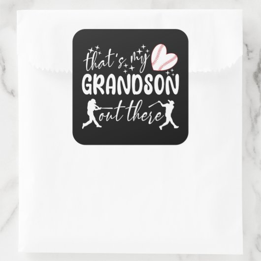 あれはおばあちゃんの孫おもしろいだ スクエアシール (バッグ)