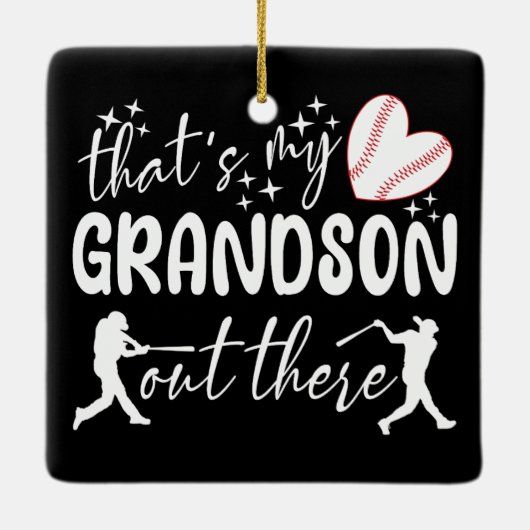 あれはおばあちゃんの孫おもしろいだ セラミックオーナメント (裏面)