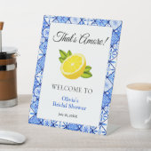 あれはアモアだ |レモ地中海のンブライダルシャワー 台座サイン (インサイチュ)