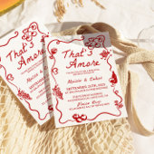 あれはアモアイタリアンテーマリハーサル夕食会 招待状