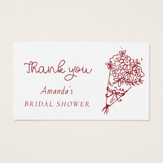 あれはアモアブライダルシャワーありがとう (正面)