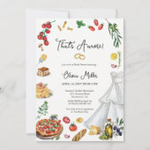 あれはアモアブライダルシャワーイタリアンスタイル 招待状 (正面)