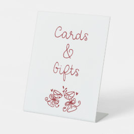 あれはアモアブライダルシャワーカードとギフト 台座サイン