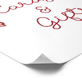 あれはアモアブライダルシャワーカード&ギフト ポスター (角)