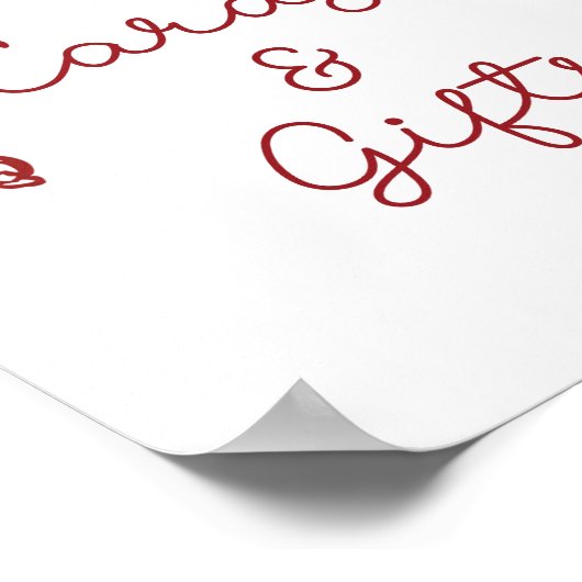 あれはアモアブライダルシャワーカード&ギフト ポスター (角)