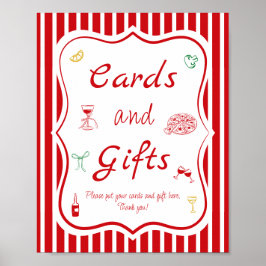 あれはアモアブライダルシャワーカード&ギフト ポスター