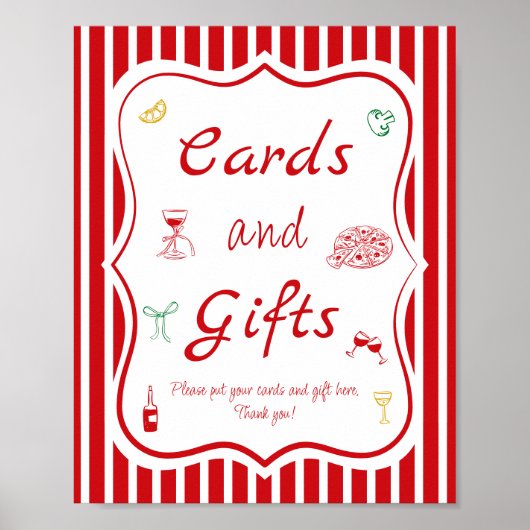 あれはアモアブライダルシャワーカード&ギフト ポスター (正面)