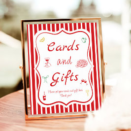 あれはアモアブライダルシャワーカード&ギフト ポスター