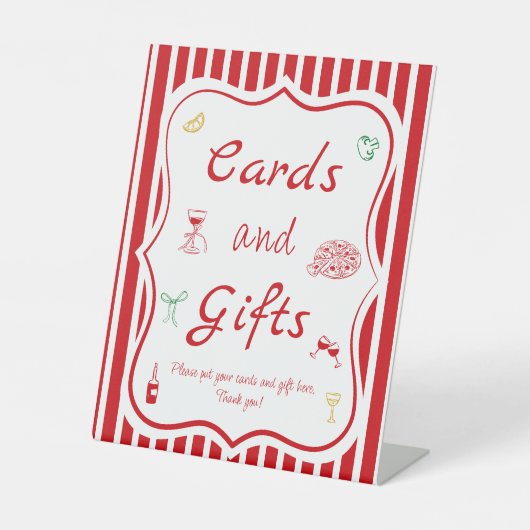 あれはアモアブライダルシャワーカード&ギフト 台座サイン (正面)