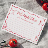 あれはアモアブライダルショウデイトナイトアイディアカード 招待状