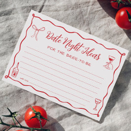 あれはアモアブライダルショウデイトナイトアイディアカード 招待状