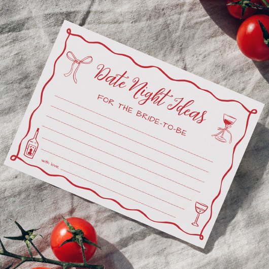 あれはアモアブライダルショウデイトナイトアイディアカード 招待状