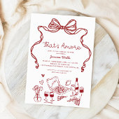 あれはアモーアの手描きブライダルシャワー 招待状