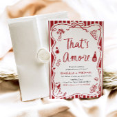 あれはアモーレお洒落イタリアン婚約パーティ 招待状