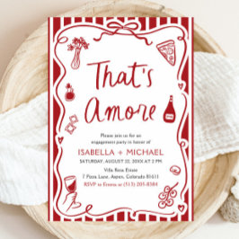あれはアモーレお洒落イタリアン婚約パーティ 招待状