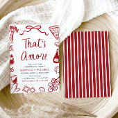 あれはアモーレお洒落イタリアン婚約パーティ 招待状