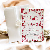 あれはアモーレお洒落イタリアン婚約パーティ 招待状