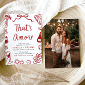 あれはアモーレお洒落イタリアン婚約パーティ 招待状