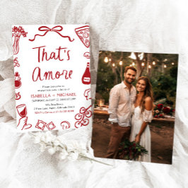 あれはアモーレお洒落イタリアン婚約パーティ 招待状