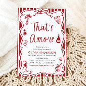 あれはアモーレお洒落ピイタリアンザブライダルシャワー 招待状