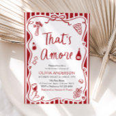 あれはアモーレお洒落ピイタリアンザブライダルシャワー 招待状