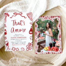 あれはアモーレお洒落ピイタリアンザブライダルシャワー 招待状