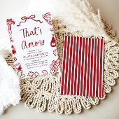 あれはアモーレお洒落ピイタリアンザブライダルシャワー 招待状