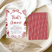 あれはアモーレお洒落ピイタリアンザブライダルシャワー 招待状