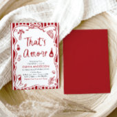 あれはアモーレお洒落ピイタリアンザブライダルシャワー 招待状