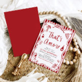 あれはアモーレお洒落ピイタリアンザブライダルシャワー 招待状