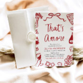 あれはアモーレお洒落ピイタリアンザブライダルシャワー 招待状