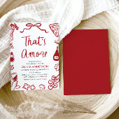 あれはアモーレお洒落ピイタリアンザブライダルシャワー 招待状