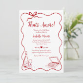 あれはアモーレお洒落手描きブライダルシャワー 招待状 (スタンド正面)