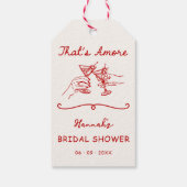 あれはアモーレイタリアンエンゲージ描ブライダルシャワー ギフトタグ (裏面)