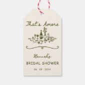 あれはアモーレイタリアンエンゲージ描ブライダルシャワー ギフトタグ (裏面)