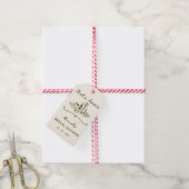 あれはアモーレイタリアンエンゲージ描ブライダルシャワー ギフトタグ (より糸付き)