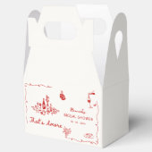 あれはアモーレイタリアンエンゲージ描ブライダルシャワー フェイバーボックス (オープン)