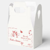 あれはアモーレイタリアンエンゲージ描ブライダルシャワー フェイバーボックス (オープン)