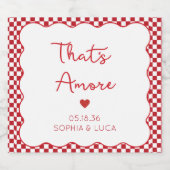 あれはアモーレイタリアンシッ結婚クのシャンパンラベル スパークリングワインラベル (シングルラベル)