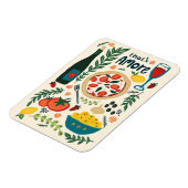 あれはアモーレイタリアンフードラブお洒落ピザ マグネット (左側)