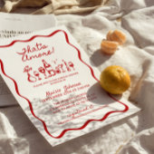 あれはアモーレイタリアンブライダルシャワー 招待状