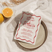 あれはアモーレイタリアンブライダルシャワー 招待状